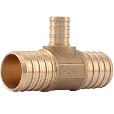 Imagem de SharkBite Pacote de varejo UC415LFA 3,5 cm por 3,5 cm x 1,2 cm PEX Barb Reducing Tee