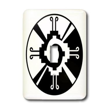 Imagem de 3dRose LLC lsp_101008_1 Hunab Ku Indian Mexican Symbol Single Toggle Switch