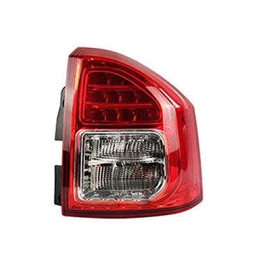 Imagem de JESYMBX Lâmpada traseira direita traseira lâmpada de para-choque traseiro lâmpada de parada traseira lâmpada de seta aviso montagem de peças de automóvel compatível com Jeep Compass 2011 2012 2013 vermelho