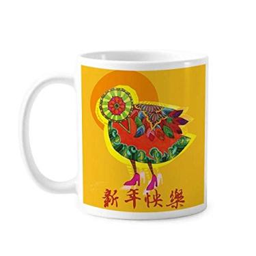 Imagem de Caneca primavera feliz ano novo cerâmica cerâmica xícara de café porcelana louça