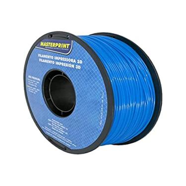 Imagem de Filamento Impressora, Masterprint, ABS Premium, 3D, Azul, 1,75 mm, Rolo de 1 kg
