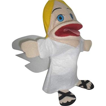 Imagem de FANTOCHE DE MÃO ANJO - TIA PAULA FANTOCHES (BRANCO, 28X14)