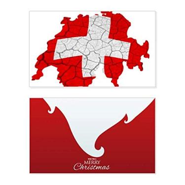 Imagem de Mapa da Suíça, bandeira abstrata, feriado, feriado, cartão de felicitações, mensagem de Natal