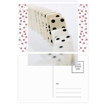 Imagem de Gambling Pai Gow Dominó Foto Natal Natal Celebração Cartão Postal Bênção Cartão Cartão de Bênção