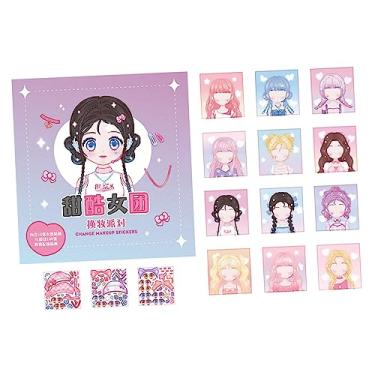 Imagem de Generic Faça um de adesivos de rosto, s de atividades faciais de adesivos, de adesivos de maquiagem para scrapbook infantil para brinquedos, garota legal