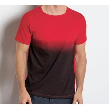 Imagem de Camiseta Com Manga Curta Vermelha - P - Moda Pop
