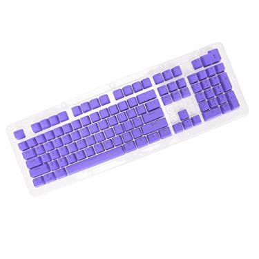 Imagem de Kit de teclas PBT com revestimento oleofóbico com 106 teclas, design ergonômico para teclados mecânicos