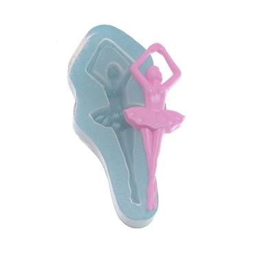 Imagem de Molde de silicone de bailarina molde de bailarina para decoração de cupcake de bolo molde de cozimento molde de doces de chocolate faça você mesmo