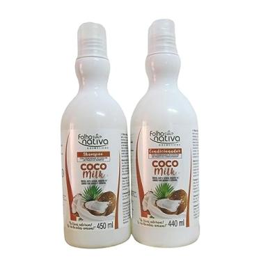 Imagem de Kit Shampoo e Condicionador Coco Milk Folha Nativa Liberado