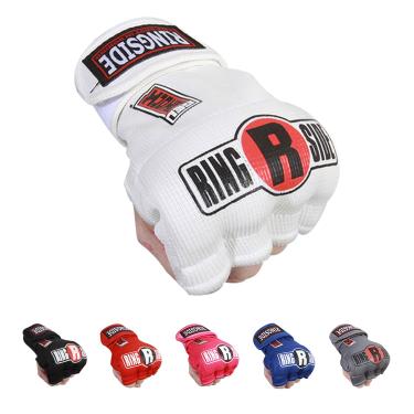 Imagem de Ringside Quick Wrap Gel Shock MMA Boxing Hand Wraps, Grande/GG, Branco