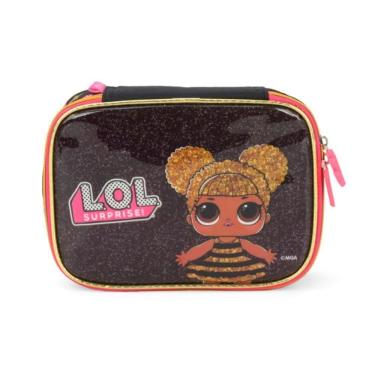 Imagem de Estojo Baú Lol Surprise Preto/Dourado Luxcel