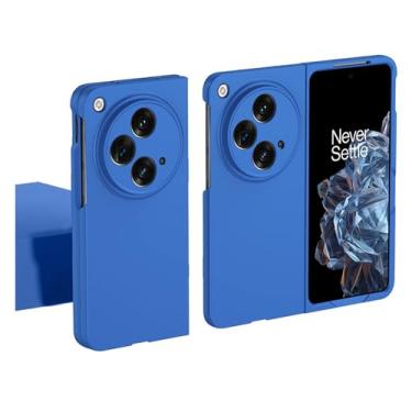 Imagem de DAMONDY Capa para OnePlus Open, OnePlus Open Phone Case, capa de plástico rígido premium fina com acabamento fosco anti-arranhões para OnePlus Open 2023 - azul escuro