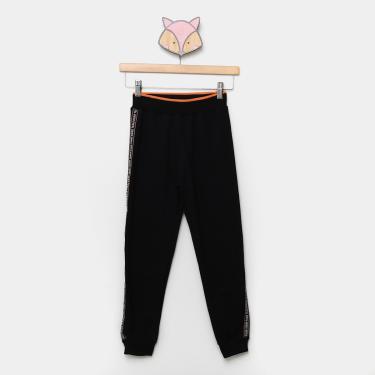 Imagem de Calça Moletom Infantil Marisol Felpado Faixa Lateral Menino-Masculino