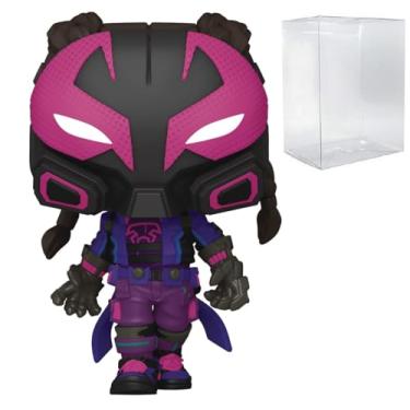 Imagem de POP Marvel: Homem-Aranha: Across The Spider-Verse - Miles G Morales como Prowler Funko Boneco de vinil (incluído com caixa protetora compatível), multicolorido, 9,5 cm