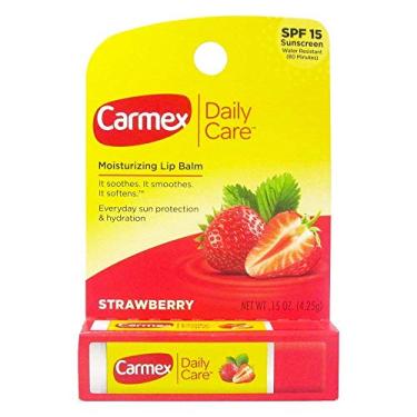 Imagem de Carmex Clique-Stick Moisturizing Lip Balm SPF 15 Morango 0,15 oz (Pack of 12)