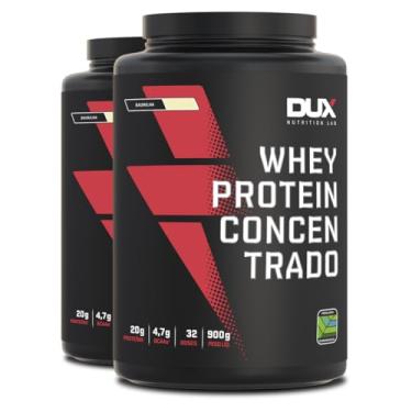 Imagem de Kit 2 Whey Protein Concentrado Dux Baunilha 900g