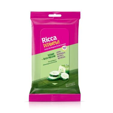 Imagem de Lenço Micelar Ricca Demaquilante Pepinow 25 Unidades