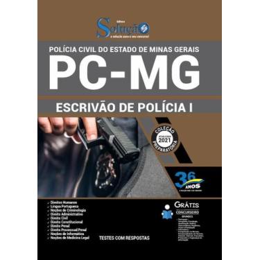 Imagem de Apostila Concurso Pc Mg - Escrivão De Polícia 1 - Editora Solucao