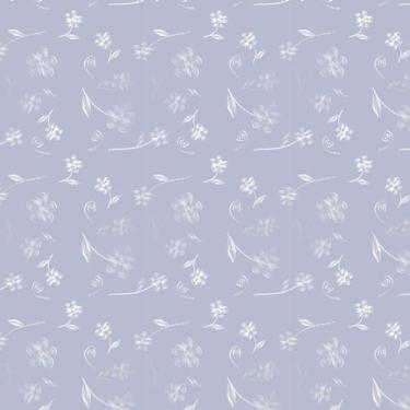 Imagem de Papel Parede Floral Flores Desenho Giz Adesivo Sala Quarto - LRP