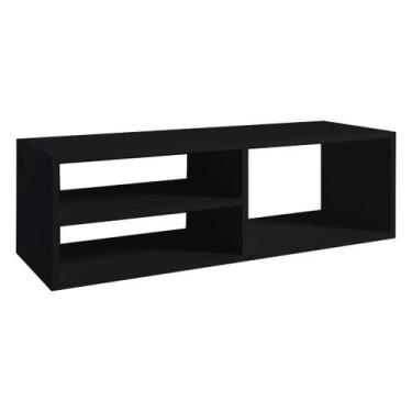 Imagem de bancada de estudo suspensa preto Hub18