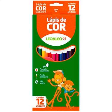 Imagem de Lápis de Cor Sextavado 12 Cores Leo & Leo - Leonora