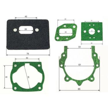 Imagem de Jogo Juntas Roçadeira 43/52 Cc Para Nakashi Toyama Fortg - Loja Buybuy