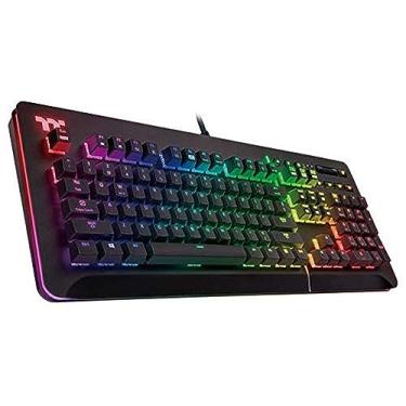 Imagem de Thermaltake Teclado mecânico para jogos Level 20 RGB Cherry MX Speed Prata, 16,8 m Cor RGB, Alexa Voice Control e Razer Chroma Sync compatíveis, KB-LVT-SSBRUS-01