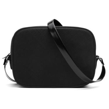 Imagem de Bolsa Pequena de Lado Transversal Feminina Milão VK, Preto