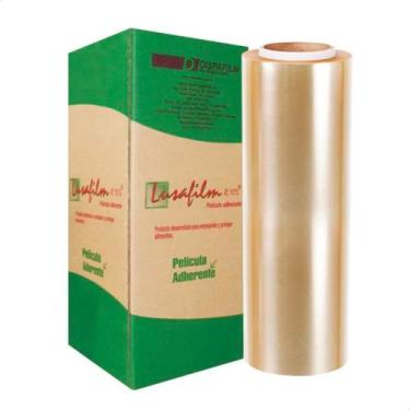 Imagem de Papel Filme Bobina Rolo Plastico Pvc - 38cm X 300m X 380 N14 - Lusafil