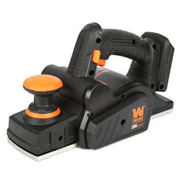 Imagem de WEN Plaina manual sem fio 20653BT 20V Max Brushless 8,8 cm (somente ferramenta – bateria não incluída)