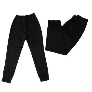 Imagem de Calça Jeans Masculina Infantil Meninos Com Regulador Jogger - uzelooks