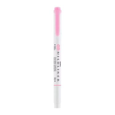 Imagem de Marca-texto Zebra Newpen Mildline Ponta Dupla Pink