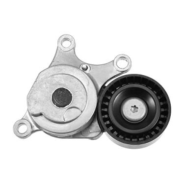 Imagem de X AUTOHAUX Conjunto de tensor de correia de transmissão Tensionador de correia para Mercedes-Benz W270 CLA250 CLA45 AMG GLA250 2702000370 metal preto prateado