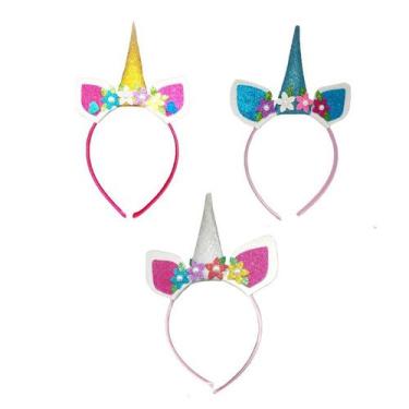 Imagem de Tiara Unicórnio - Extra Festas, Prata