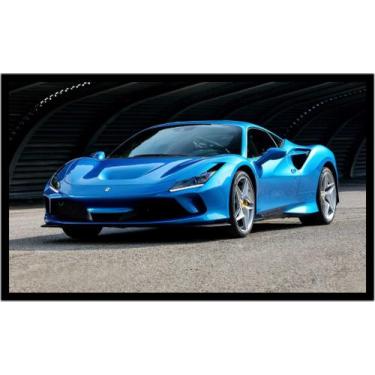 Imagem de Quadro Decorativo Carro Ferrari Automóvel Esporte Oficinas Lojas Escri