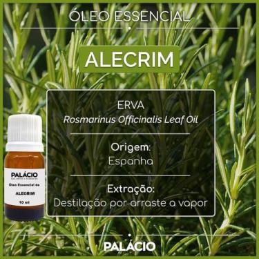 Imagem de Óleo Essencial de Alecrim 10 ml 100% Puro - Palácio das Artes e Essênc