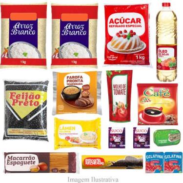Imagem de Cesta Básica Doação Alimentos Essenciais - São Rubens