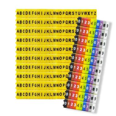 Imagem de Kit Anilha Letra e Números Duplo (1020 Peças) - O&M