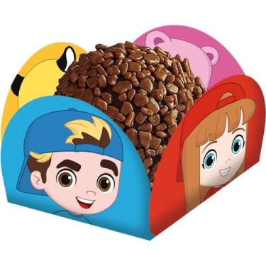 Imagem de Porta Forminha para Doces Festa Luccas Neto - 40 unidades - Festcolor