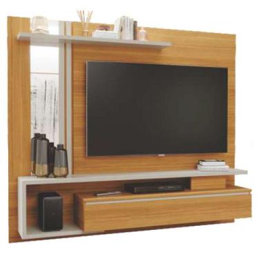 Imagem de Painel para TV até 60 Polegadas 1 Porta 100% MDF Treviso Permóbili Nat