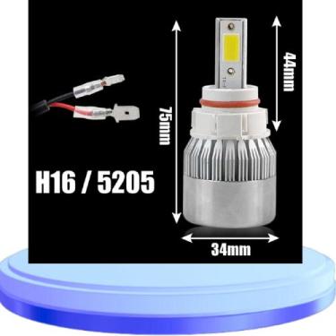 Imagem de Lâmpada  Farol Super Led  Alto E Baixo Par  C6-H1 H3 H7 H8/H11 H27 HB3