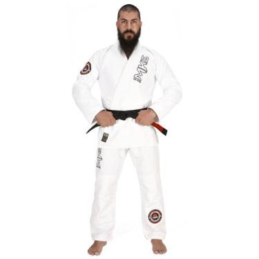Imagem de Kimono de Jiu-Jitsu GLORY MKS Combat White, A1.5