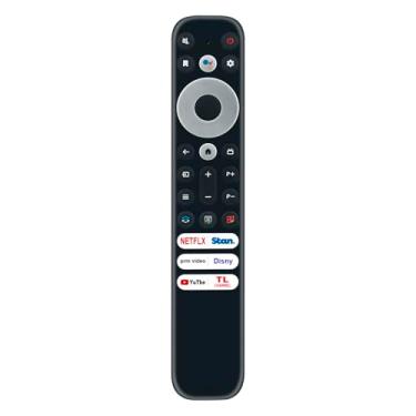 Imagem de RC902V FAR1 Controle remoto de voz substituído adequado para TCL Mini LED QLED HDR 4K 8K Smart Google TV 50C635 85P735 75P735 65P735 55P735 50P735 43P735 65X925 75X925 5 98C 735 85C735 75C735 65C735