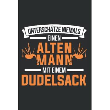 Imagem de Dudelsack Tagesplaner: Dudelsack Alter Mann Dudelsackspieler/Kalender 2023 & 2024 / Wochenplaner Tagesplaner Planer/Planungsbuch To-Do-Liste / 6x9 Zoll / 100 ausfüllbare Seiten