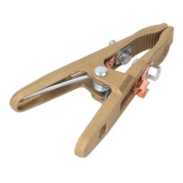Imagem de Braçadeira de Aterramento de Latão, Braçadeira de Aterramento de Soldagem 300A Com Desempenho Estável para Soldagem a MIG MMA TIG, para Máquina de Solda Manual