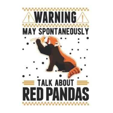 Imagem de Roter Panda Tagesplaner: May spontaneously talk about Red Pandas/Kalender 2023 & 2024 / Wochenplaner Tagesplaner Planer/Planungsbuch To-Do-Liste / 6x9 Zoll / 100 ausfüllbare Seiten