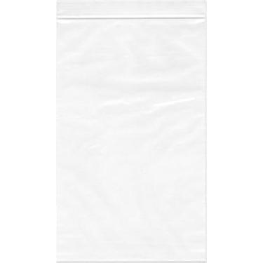 Imagem de Plymor 12,7 cm x 20,3 cm, 2 Mil (caixa com 1000) sacos plásticos reutilizáveis com zíper