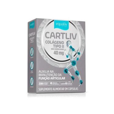 Imagem de Vitamina Colágeno Tipo 2 Cartliv 40mg 60 Cápsulas - Equaliv