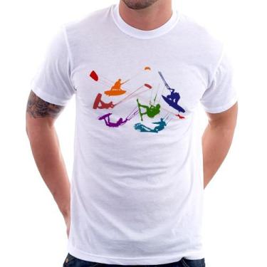 Imagem de Camiseta Kite Surf Freestyle - Foca na Moda, Branco, GG