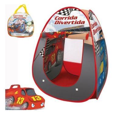 Imagem de Barraca Infantil Cabana Corrida Divertida Dobrável Menino - DM Toys